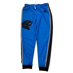 NFL Team Apparel Carolina Panthers Polyfleece Jogger Track Pants ~ Men’s MD